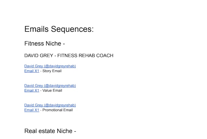 write email sequences for ecom
